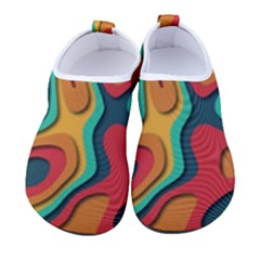 Paper Cut Abstract Pattern Men s Sock-style Water Shoes by Maspions