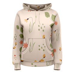 Spring Art Floral Pattern Design Women s Pullover Hoodie