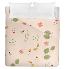 Spring Art Floral Pattern Design Duvet Cover Double Side (queen Size)