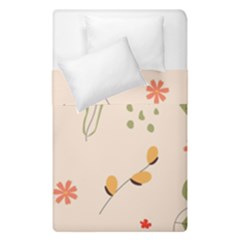 Spring Art Floral Pattern Design Duvet Cover Double Side (single Size)