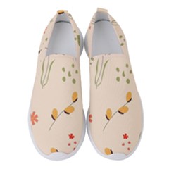 Spring Art Floral Pattern Design Women s Slip On Sneakers