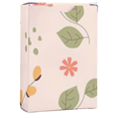 Spring Art Floral Pattern Design Playing Cards Single Design (rectangle) With Custom Box