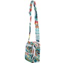 Waves Ocean Sea Abstract Whimsical Shoulder Strap Belt Bag View2