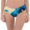 Waves Wave Ocean Sea Abstract Whimsical Reversible Classic Bikini Bottoms View3