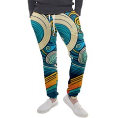 Waves Ocean Sea Abstract Whimsical Art Men s Jogger Sweatpants