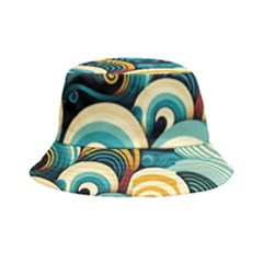 Wave Waves Ocean Sea Abstract Whimsical Bucket Hat