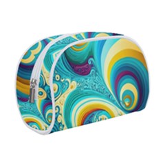 Abstract Waves Ocean Sea Whimsical Make Up Case (small) by Maspions