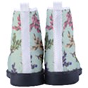 Berries Flowers Pattern Print Women s High-Top Canvas Sneakers View4