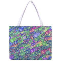 Sktechy Style Guitar Drawing Motif Colorful Random Pattern Wb Mini Tote Bag by dflcprintsclothing