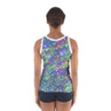 Sktechy Style Guitar Drawing Motif Colorful Random Pattern Wb Sport Tank Top  View2