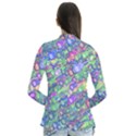 Sktechy Style Guitar Drawing Motif Colorful Random Pattern Wb Drape Collar Cardigan View2