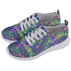 Sktechy Style Guitar Drawing Motif Colorful Random Pattern Wb Men s Lightweight Sports Shoes