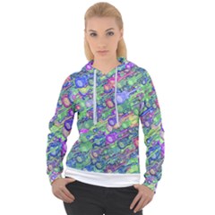 Sktechy Style Guitar Drawing Motif Colorful Random Pattern Wb Women s Overhead Hoodie by dflcprintsclothing