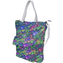 Sktechy Style Guitar Drawing Motif Colorful Random Pattern Wb Shoulder Tote Bag by dflcprintsclothing