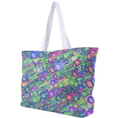 Sktechy Style Guitar Drawing Motif Colorful Random Pattern Wb Simple Shoulder Bag by dflcprintsclothing