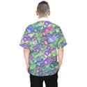 Sktechy Style Guitar Drawing Motif Colorful Random Pattern Wb Men s Hawaii Shirt View2