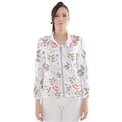 Flowers Roses Pattern Nature Bloom Women s Windbreaker