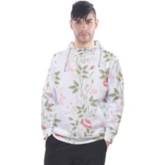 Flowers Roses Pattern Nature Bloom Men s Pullover Hoodie by Grandong