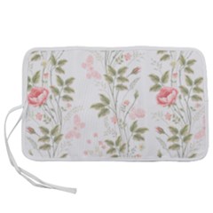 Flowers Roses Pattern Nature Bloom Pen Storage Case (l) by Grandong