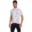 Flowers Roses Pattern Nature Bloom Men s Short Sleeve Cycling Jersey View2