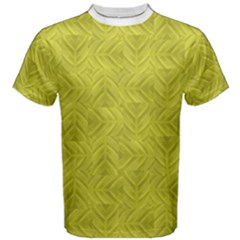 Stylized Botanic Print Men s Cotton T-shirt by dflcprintsclothing