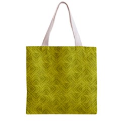 Stylized Botanic Print Zipper Grocery Tote Bag by dflcprintsclothing