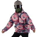 Vintage Floral Poppies Men s Ski and Snowboard Waterproof Breathable Jacket View2