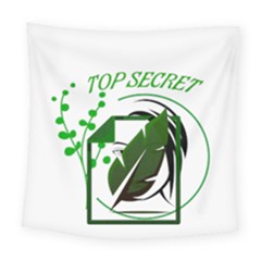 Top Secret Square Tapestry (large) by Raju