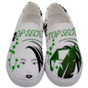 Top Secret Men s Canvas Slip Ons View1