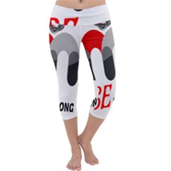 Be Strong  Capri Yoga Leggings