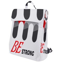 Be Strong  Flap Top Backpack