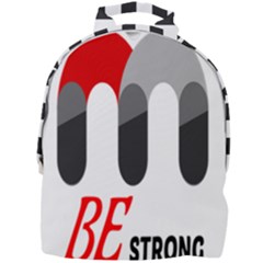 Be Strong  Mini Full Print Backpack by Raju