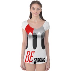 Be Strong Boyleg Leotard  by Raju