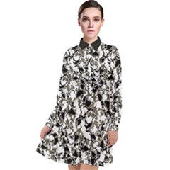 Barkfusion Camouflage Long Sleeve Chiffon Shirt Dress by dflcprintsclothing