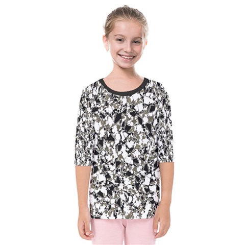 Barkfusion Camouflage Kids  Quarter Sleeve Raglan T-shirt by dflcprintsclothing