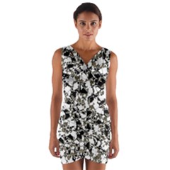 Barkfusion Camouflage Wrap Front Bodycon Dress by dflcprintsclothing