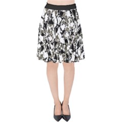 Barkfusion Camouflage Velvet High Waist Skirt by dflcprintsclothing