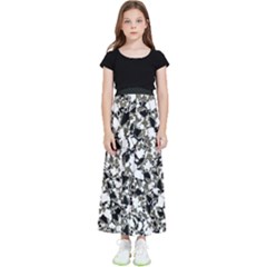 Barkfusion Camouflage Kids  Flared Maxi Skirt by dflcprintsclothing