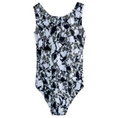 Barkfusion Camouflage Kids  Cut-out Back One Piece Swimsuit by dflcprintsclothing