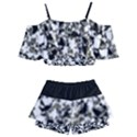 BarkFusion Camouflage Kids  Off Shoulder Skirt Bikini View2