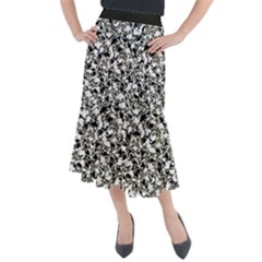 Barkfusion Camouflage Midi Mermaid Skirt by dflcprintsclothing