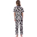 BarkFusion Camouflage Kids  Satin Short Sleeve Pajamas Set View2