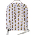 Teddy Pattern Double Compartment Backpack View3