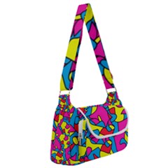 Colorful-graffiti-pattern-blue-background Multipack Bag by designsbymallika