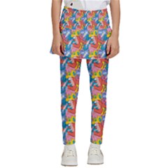 Abstract Pattern Kids  Skirted Pants by designsbymallika