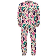 Multi Colour Pattern Onepiece Jumpsuit (men) by designsbymallika