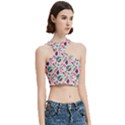 Multi Colour Pattern Cut Out Top View3