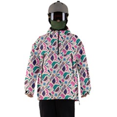 Multi Colour Pattern Men s Ski And Snowboard Waterproof Breathable Jacket by designsbymallika