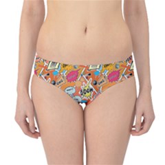 Pop Culture Abstract Pattern Hipster Bikini Bottoms by designsbymallika