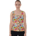 Pop Culture Abstract Pattern Velvet Tank Top View1